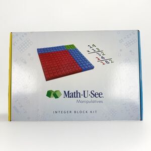 Math-U-See Integer Block Kit Math Manipulatives Homeschool Learning Set